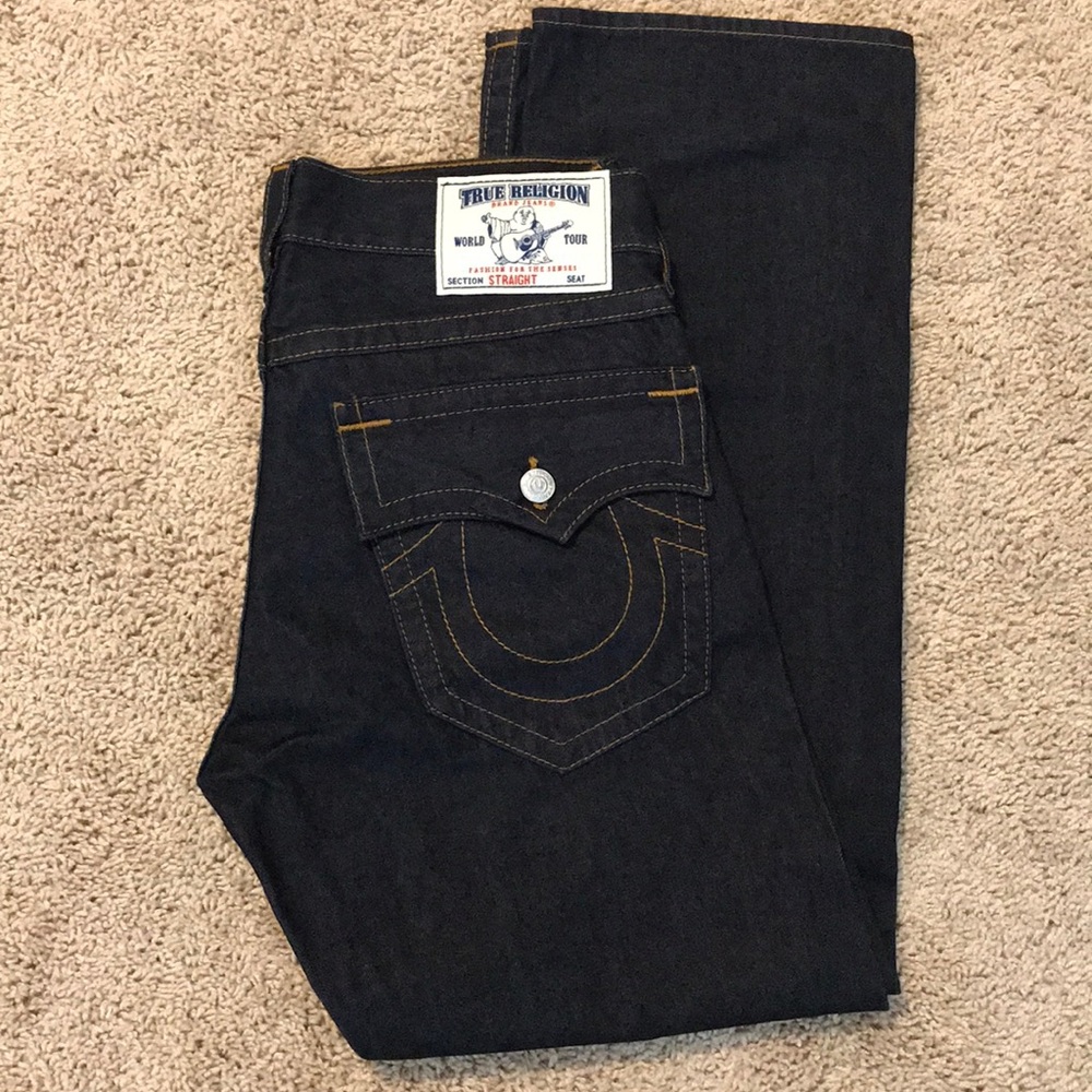 Men’s True Religion Dark wash Straight fit size 34